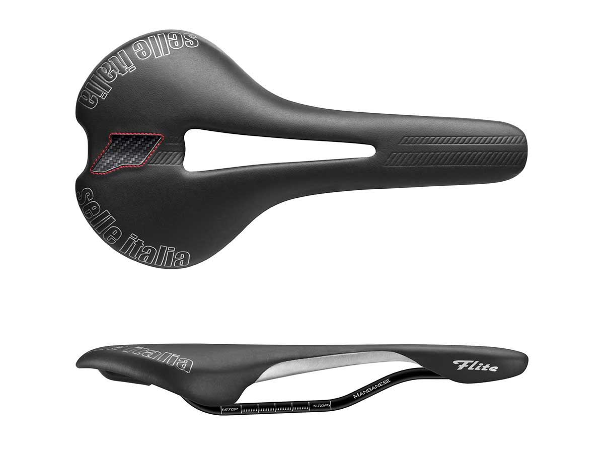 SELLE ITALIA อานนั่ง, FLITE TM FLOW, สีดำ (Road/MTB), L2