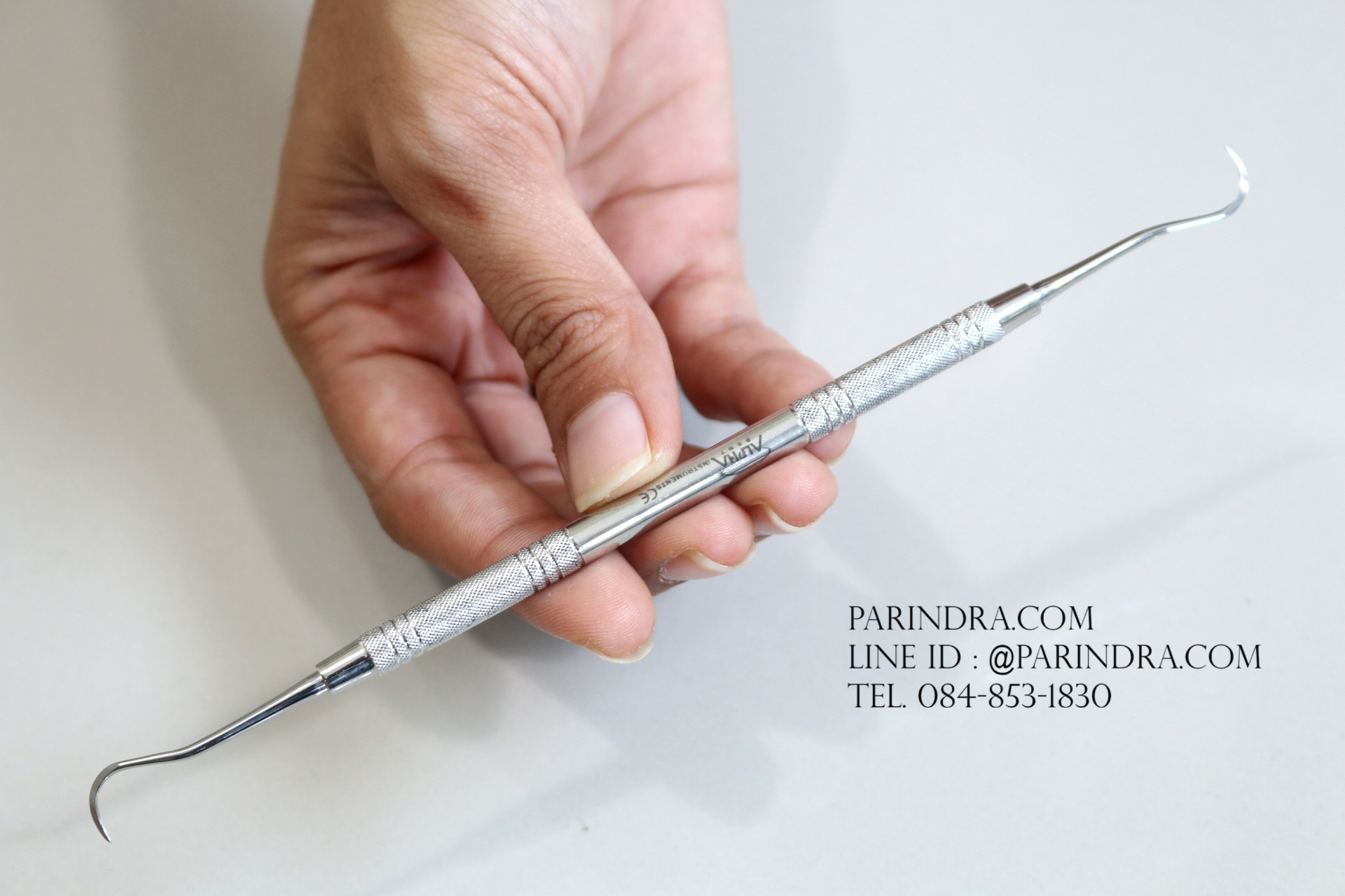 อุปกรณ์ทันตกรรม ที่ขูดหินปูน ALPHA DENT SICKLE SCALER No.12 (ใช้ดีมาก)