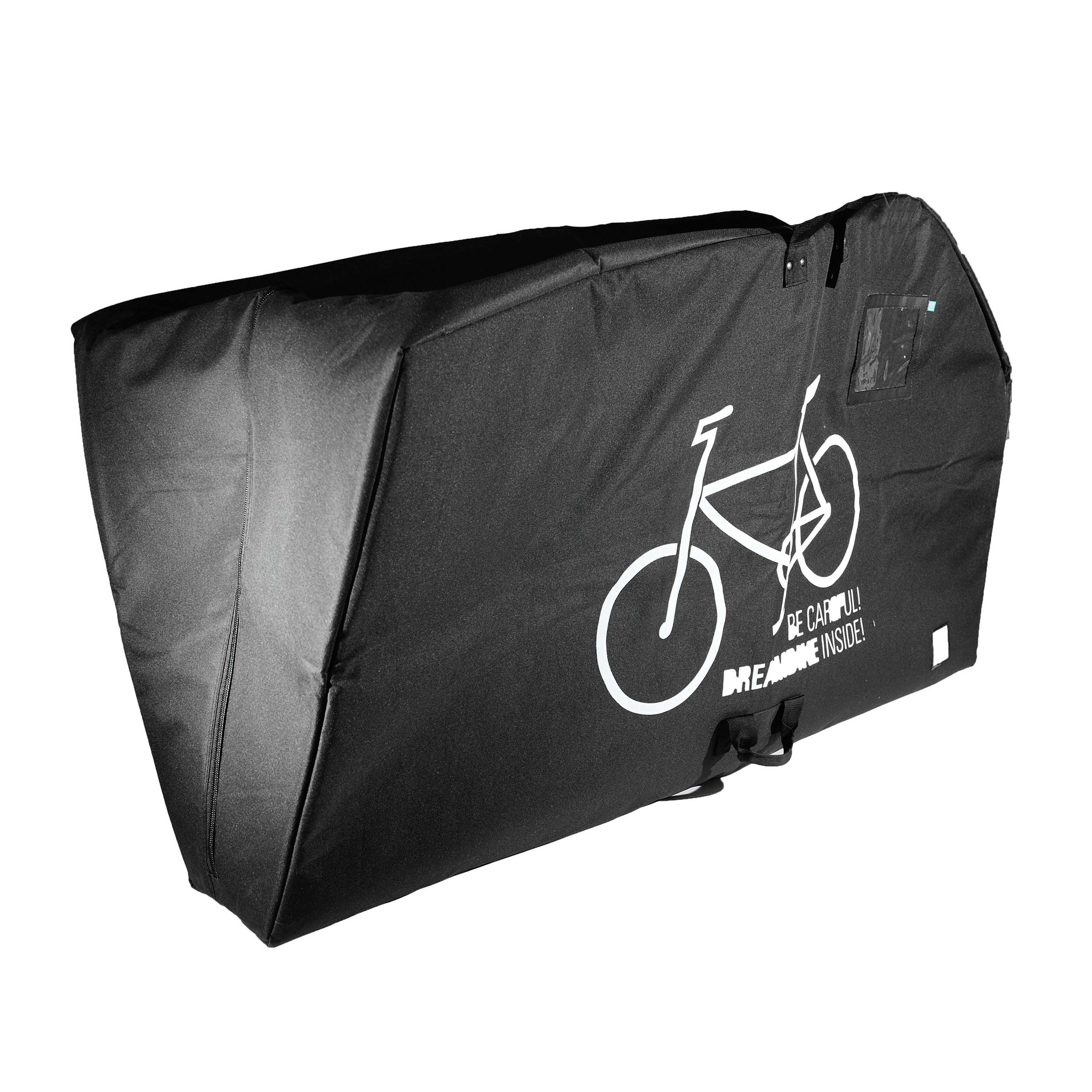 VINCITA TRAVEL BAG, B140AX กระเป๋าเดินทางสำหรับใส่จักรยาน (กระเป๋าใส่จักรยานแบบถอดล้อเดียว) มีสีดำและสีเทา