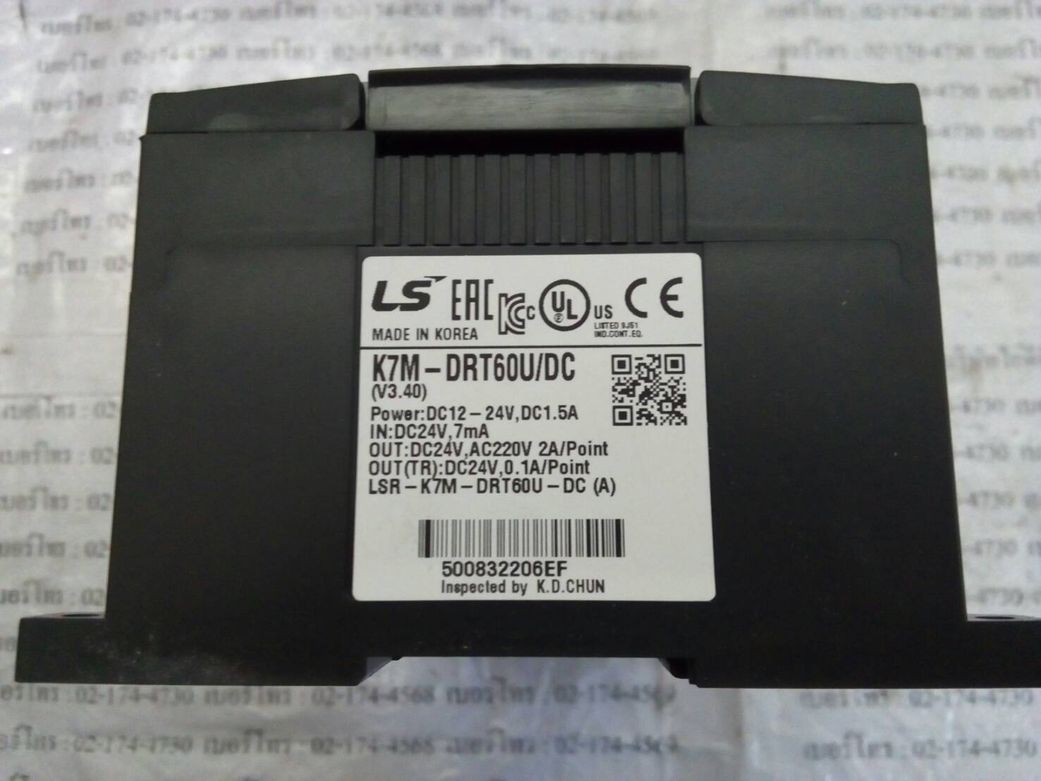 PLC “ LS ” รุ่น K7M-DRT60U