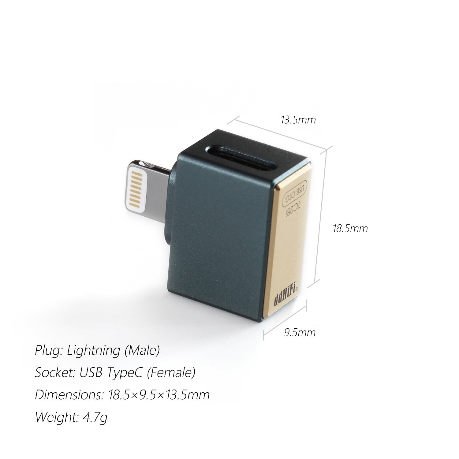 ขาย DD TC28i หัวแปลง Lightning to Type C สำหรับอุปกรณ์ iOS