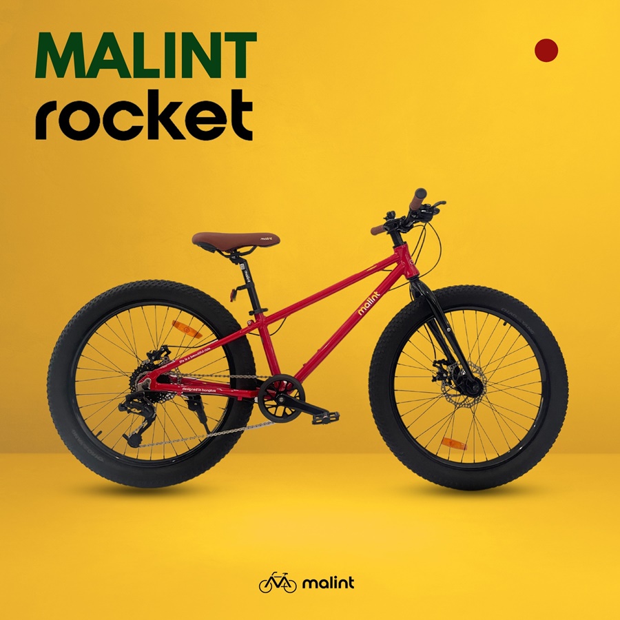 จักรยานล้อโต MALINT Rocket เกียร์ 8 speeds วงล้อ 24 x 3.0 เฟรมอลูมิเนียมอัลลอย ลบรอยเชื่อม