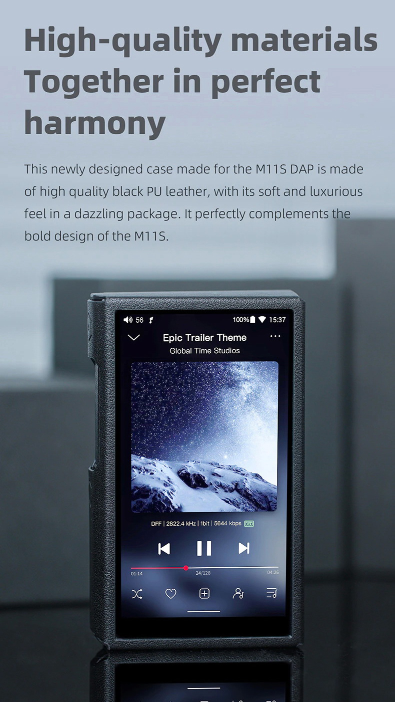 เคสหนัง FiiO SK-M11S เคสหนังสำหรับ M11S เคสหนังคุณภาพดี