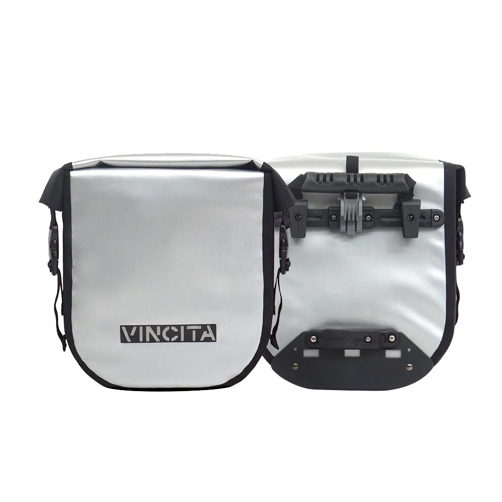 VINCITA B050WP-V กระเป๋าแพนเนียร์กันน้ำเล็ก *ราคาสำหรับ 1 คู่" วางบนตะแกรงหน้าหรือหลัง