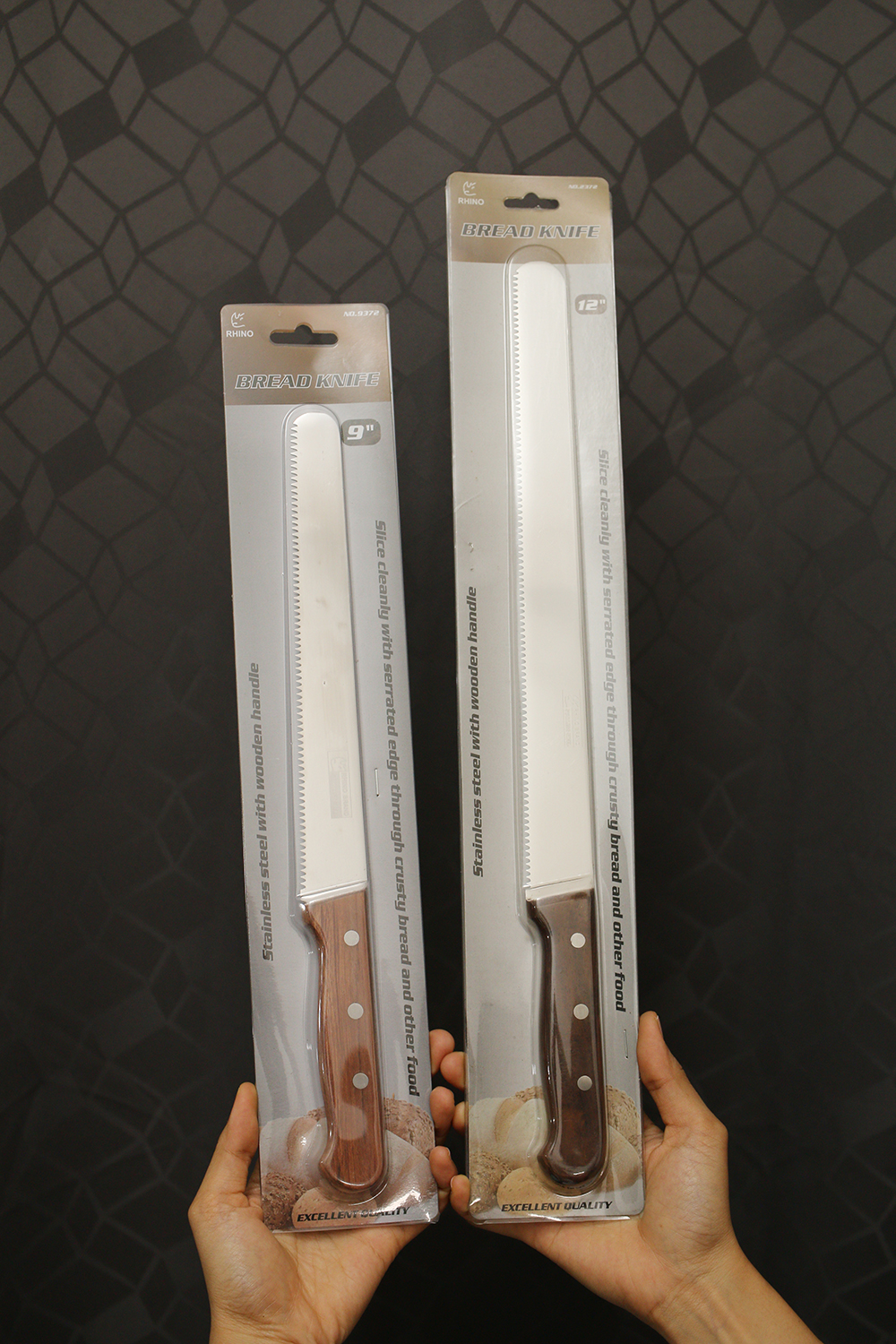 มีดตัดขนมปัง RHINO BRAND No.2372 / 9372 BREAD KNIFE สำหรับการตัดขนมปัง หรืออาหารอื่นๆ คมสุดๆ (ของแท้)