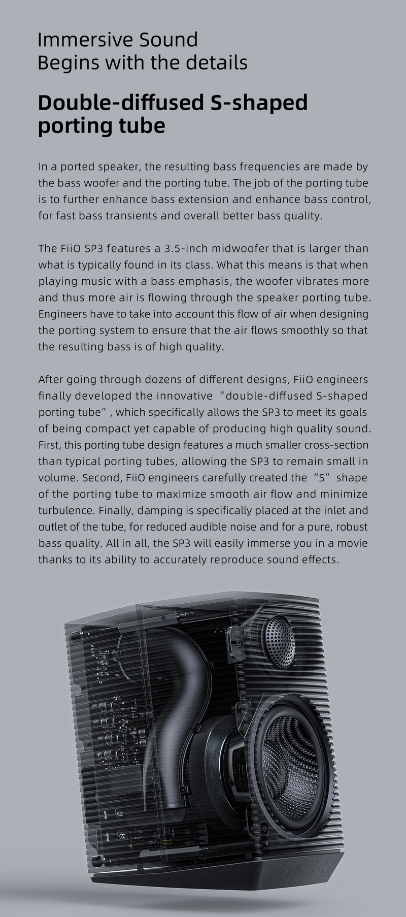 FiiO SP3 สุดยอดลำโพง Active Speakers ระดับ High Fidelity รองรับ Hi-Res ประกันศูนย์ไทย