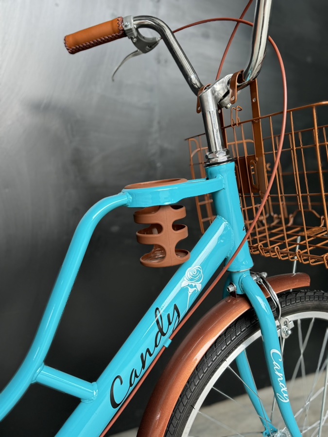 CANDY bicycle model SWEET MODEL2024, 24-inch wheels, HI TEN STEEL frame.