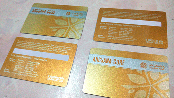 รับทำ Pvc Platinum Card ทำบัตรพื้นประกายเงิน