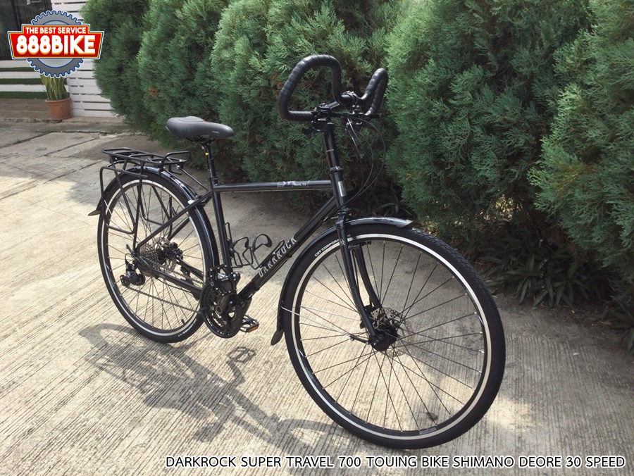 จักรยานทัวร์ริ่ง DARKROCK SUPER TRAVEL 700 TOUING BIKE SHIMANO DEORE 30 SPEED