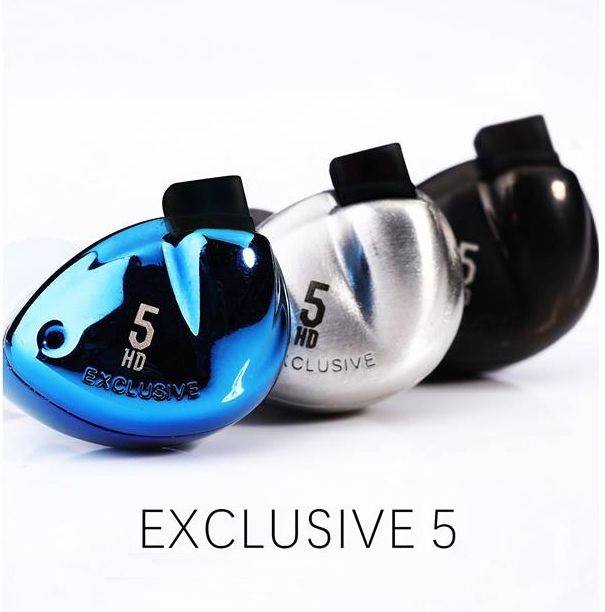 หูฟัง Tfz Exclusive5 Inear 2Graphene Drivers แบบคล้องหู เสียงระดับออดิโอไฟล์ สายแบบชุบเงิน รูปทรง Custom