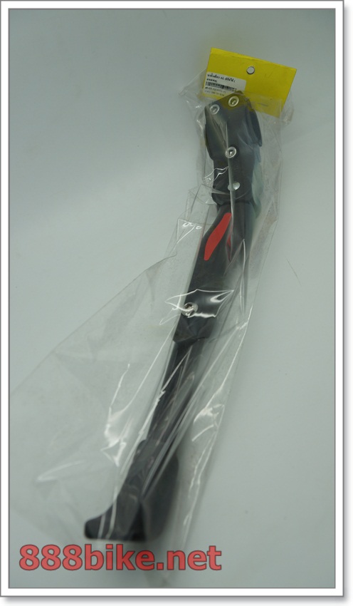 ขาตั้งอลูมิเนียม จับจุดเดียว ปรับระดับได้ สีดำ HS-001 ADJUSTABLE KICK STAND