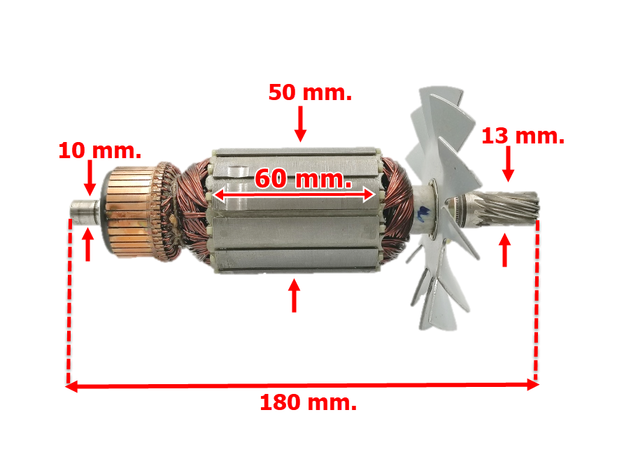 *เลิกจำหน่าย* ทุ่น เครื่องตัดหิน 7" Makita มากีต้า รุ่น 4107R, 4107B