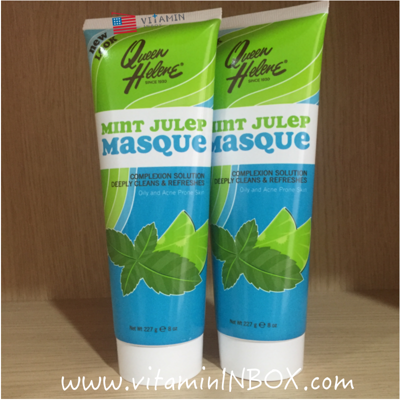 # มาร์ก สิว # Queen Helene, The Original Mint Julep Masque, 8 oz