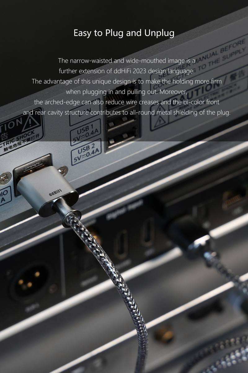 DD TC07AC สายแปลง USB-C เป็น USB-A สำหรับเครื่องเสียง