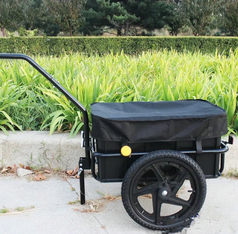 รถพ่วงจักรยาน Cargo Bike รถพ่วงต่อท้ายจักรยาน สำหรับขนสัมภาระ สัตว์เลี้ยง