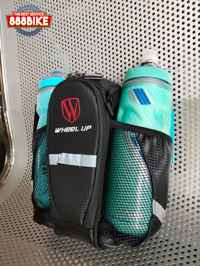 กระเป๋าใต้อานจักรยาน WHEEL UP ใส่ขวดน้ำได้ 2 ใบ