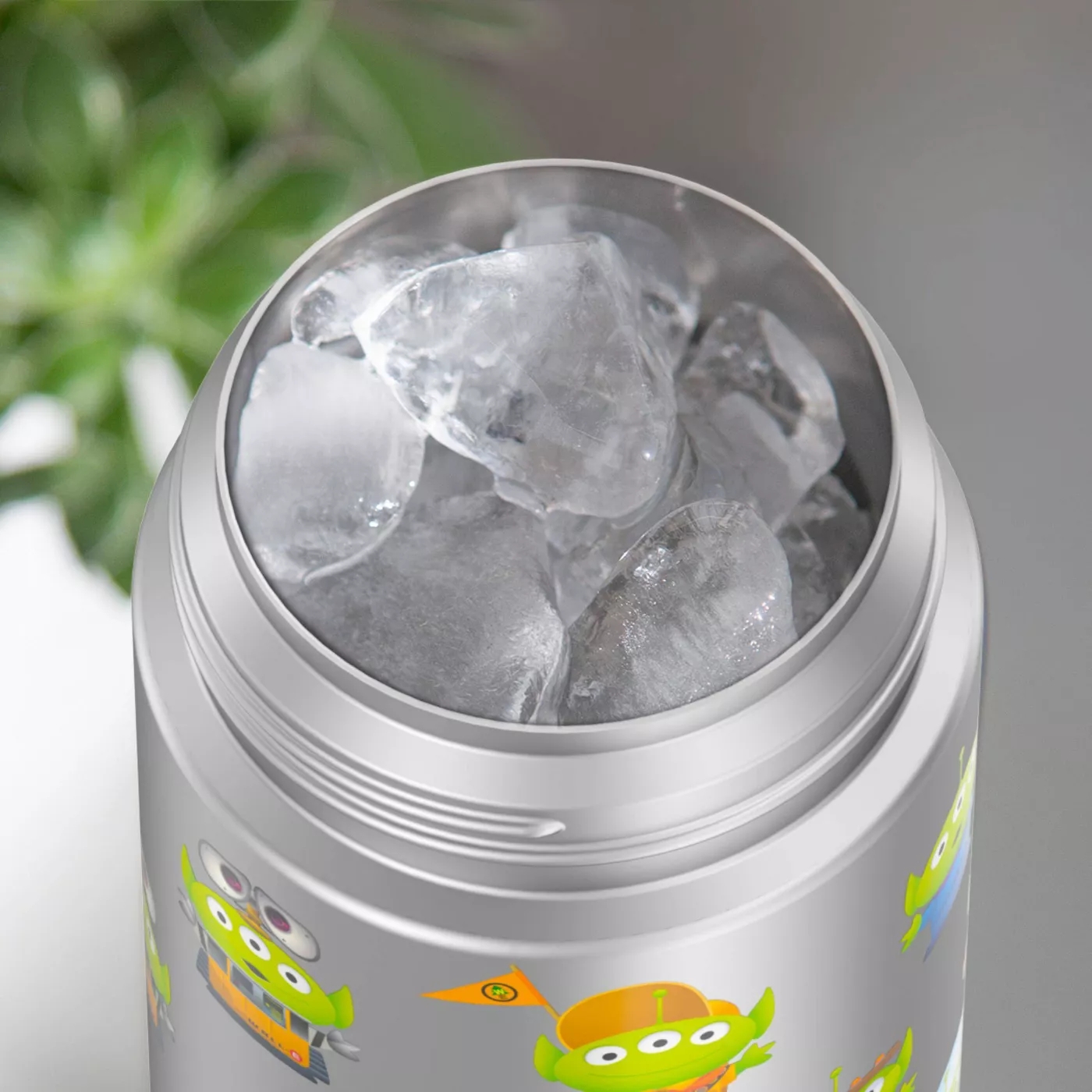 กระติกน้ำเก็บความเย็น ลาย Squeeze Toy Aliens Thermos 12oz FUNtainer Bottle