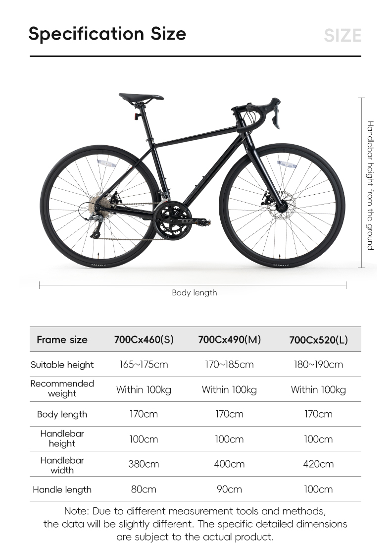 จักรยานเสือหมอบ ROCKBROS SPIN-W2M เฟรมอลูมิเนียม ชุดเกียร์ Shimano Claris R2000 (2x8 สปีด) ล้อ 700c