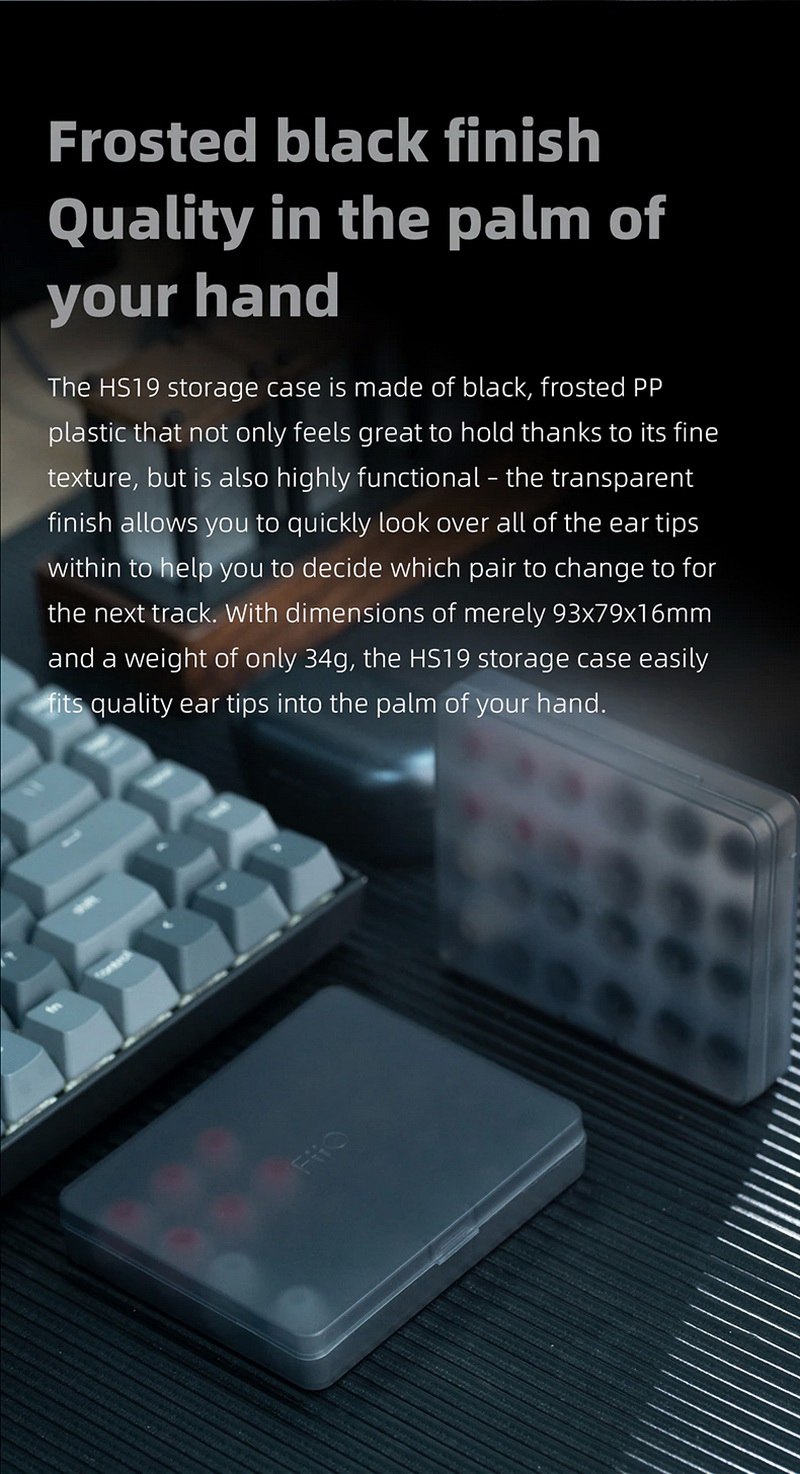 ขาย FiiO HS19 เซ็ตจุกหูฟัง 12 คู่ ที่มีสไตล์ที่แตกต่างกันถึง 5 รูปแบบ