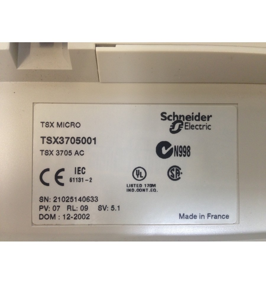 TSX3705001 PLC " SCHNEIDER "