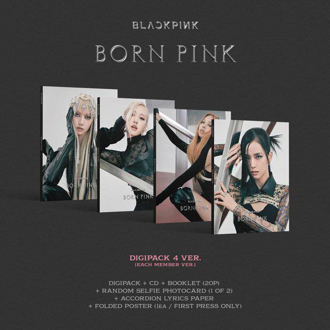 #BLACKPINK - 2nd ALBUM [BORN PINK] DIGIPACK ver. ระบุปกที่ต้องการ
