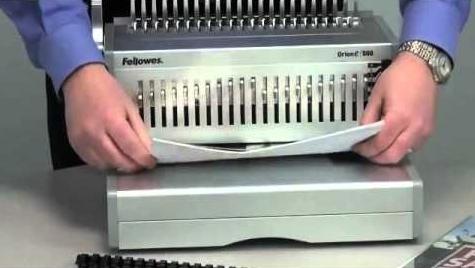 เครื่องเจาะกระดาษมือโยกและเข้าเล่มมือโยก Fellowes รุ่น Orion 500