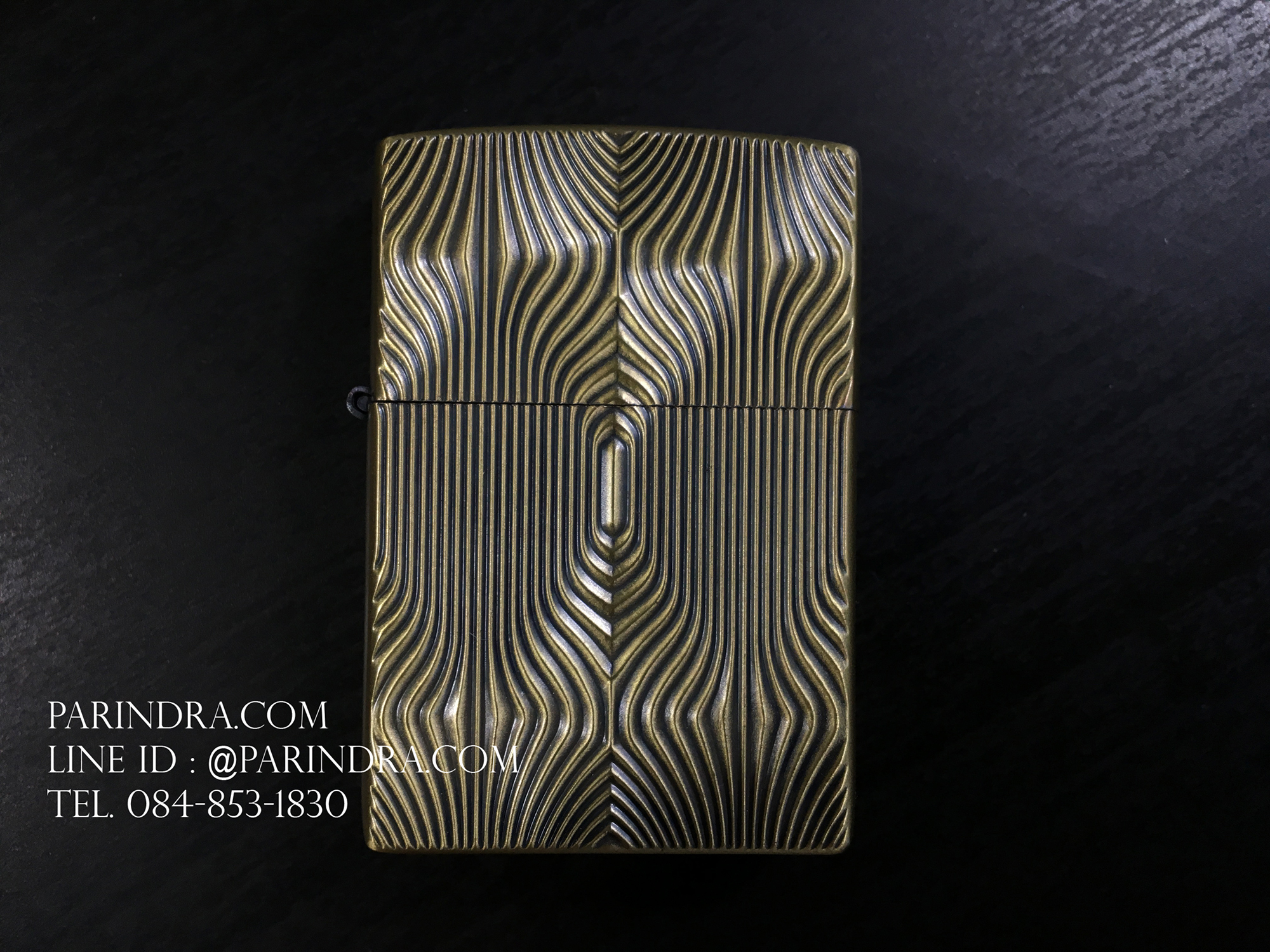 ไฟแช็คน้ำมัน ลายนูน ลวดลายสวยงาม ร่องลึึก (ลายทั้งสองด้าน)