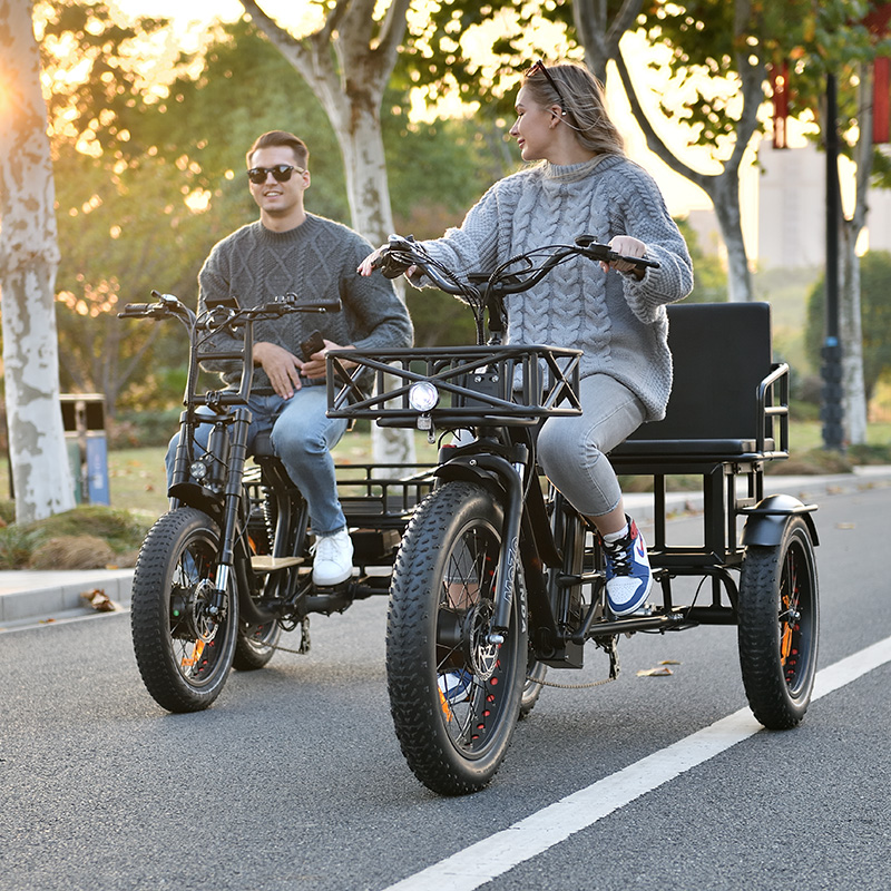 จักรยานไฟฟ้าสามล้อ OTMAR OTM-T14 750W | แบต Samsung 48V | วิ่งไกล 120 กม. | รับน้ำหนัก 185 กก.