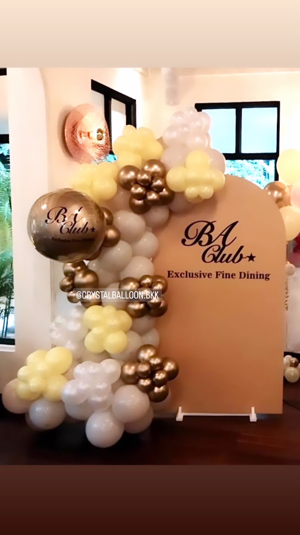 Organic Backdrop ฉาก U คว่ำ (ฉากสีขาว ราคายังไม่รวมทำสี) ขนาด กว้าง 1 เมตร สูง 180 ซม. พร้อมตกแต่ง สามารถเปลี่ยนสีลูกโป่ง/เปลี่ยนข้อความ/เปลี่ยนสี-ฉากได้