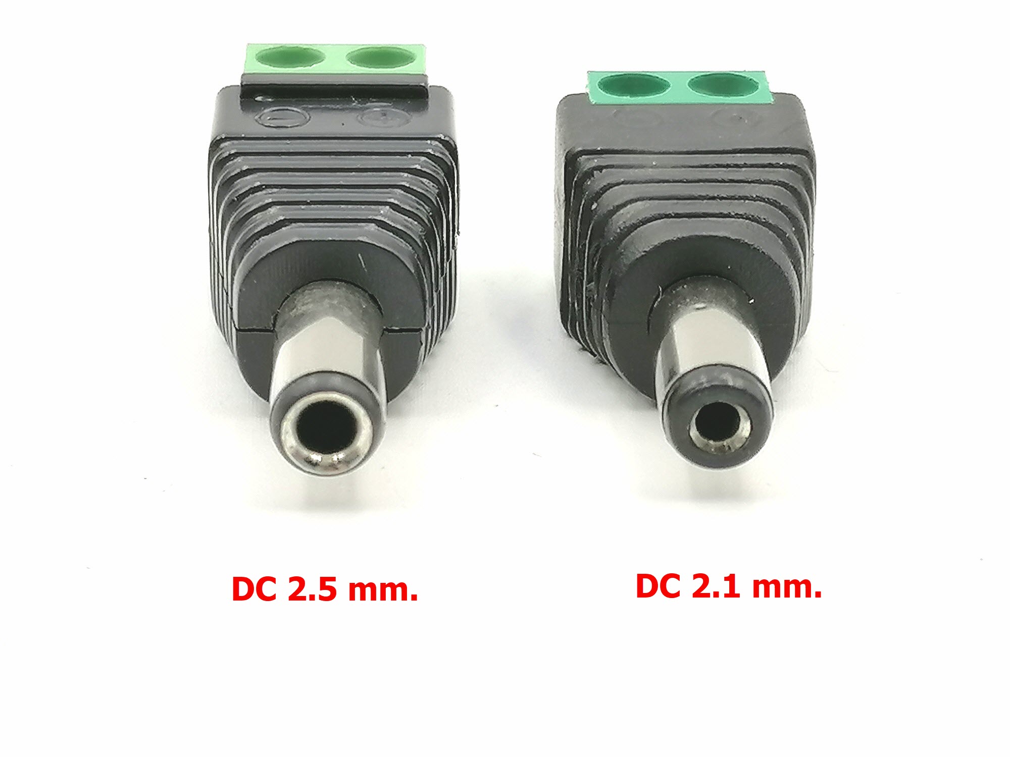 ปลั๊ก DC 2.1mm. ท้ายขันน็อต 2P #PR-DC-581 #J7