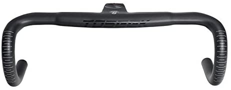 TOSEEK Carbon Fiber AERO (Bamboo Style) Integrated Handlebar With Stem