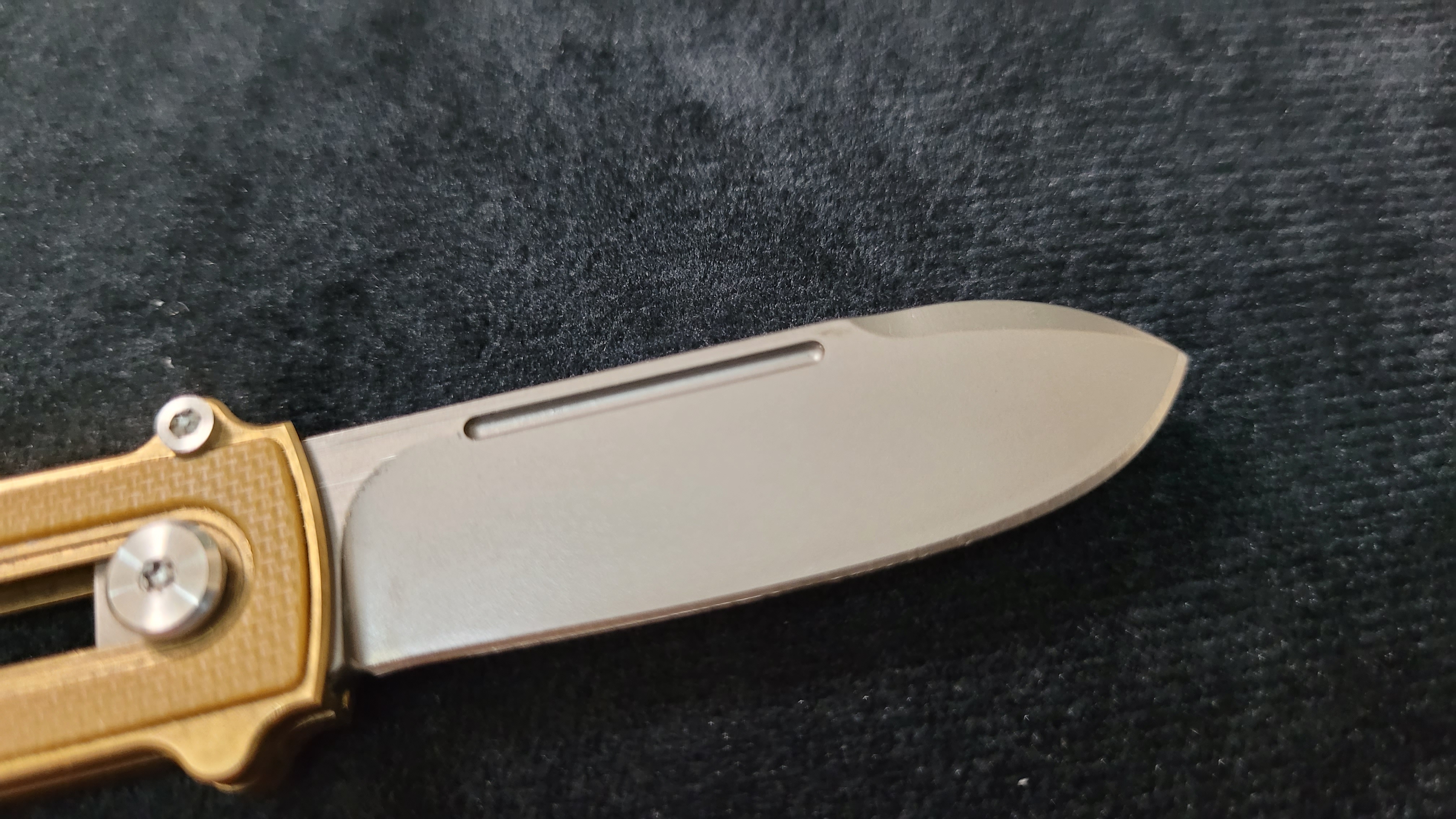 Al Br BarloX with M390 Blade-for a short time Dealer's Cost Yellow DLC Black Blade