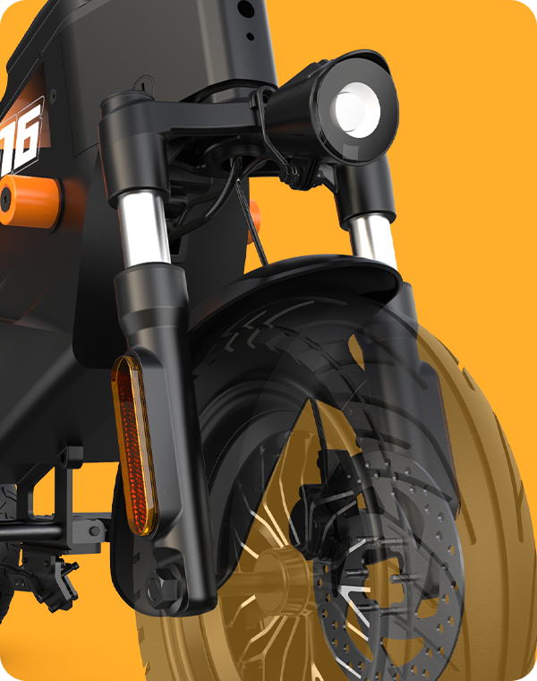 สกูตเตอร์ไฟฟ้า PXID Bestride Pro Electric Scooter New Design 3 Wheel 1000W, batt 48v 23.4Ah มาตรฐานยุโรป (F2)