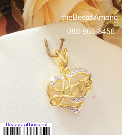 สินค้าหมด BP444 จี้ Love แบบมีกรอบ +++ สวย เริ่ด น่ารักมากๆๆ classic มากๆๆๆ ใส่ได้ทุกโอกาส
