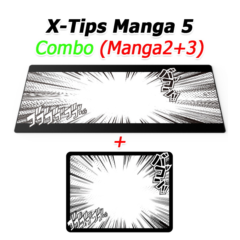 X-Tips Manga แผ่นรองเม้าส์สไตล์มังงะ ญี่ปุ่น ตกแต่งโต๊ะทำงาน โต๊ะคอม