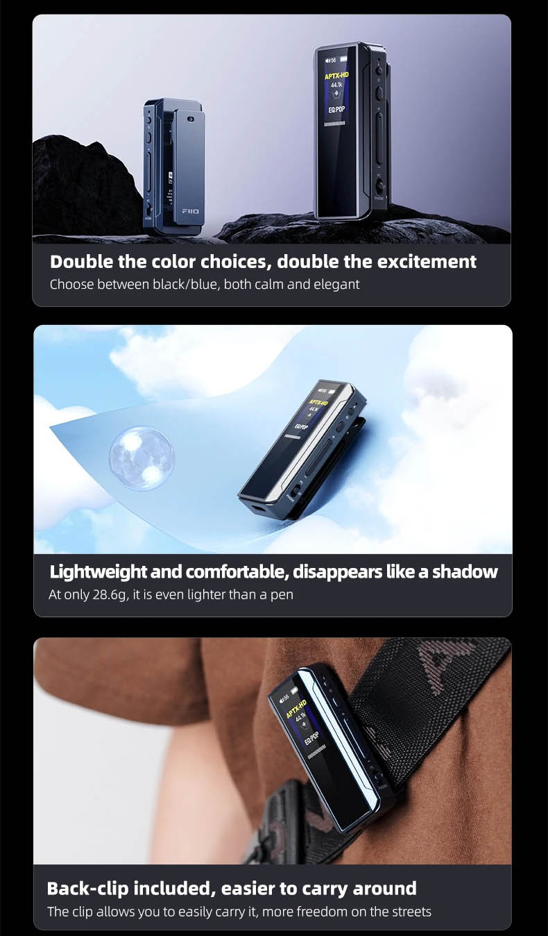 FiiO BTR13 ของแท้ ประกันศูนย์ไทย Bluetooth DAC/AMP ชิป CS43131 x2 รองรับ LDAC, Dual Hi-Res