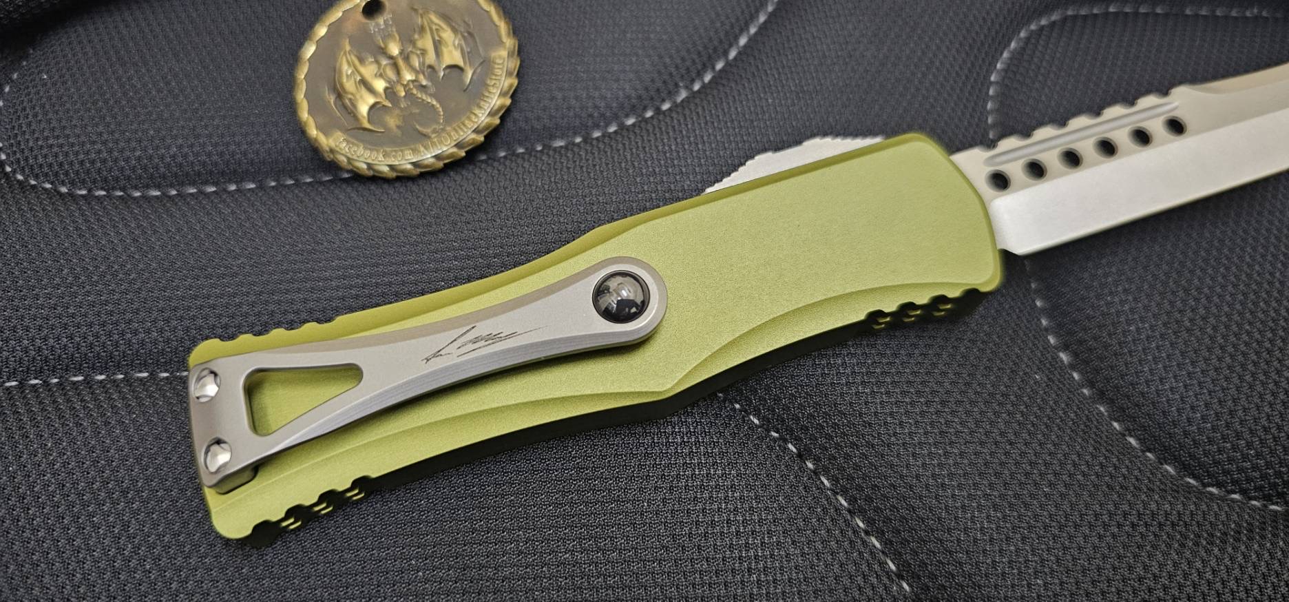 Microtech Auto Hera HH OTF OD Green