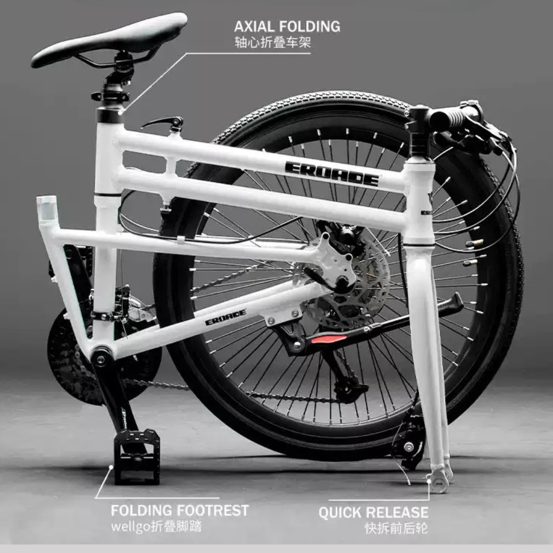จักรยานพับได้ EROADE X1 MTB FOLDING BIKE รุ่นใหม่ล่าสุด 2024 | น้ำหนักเบาพิเศษ