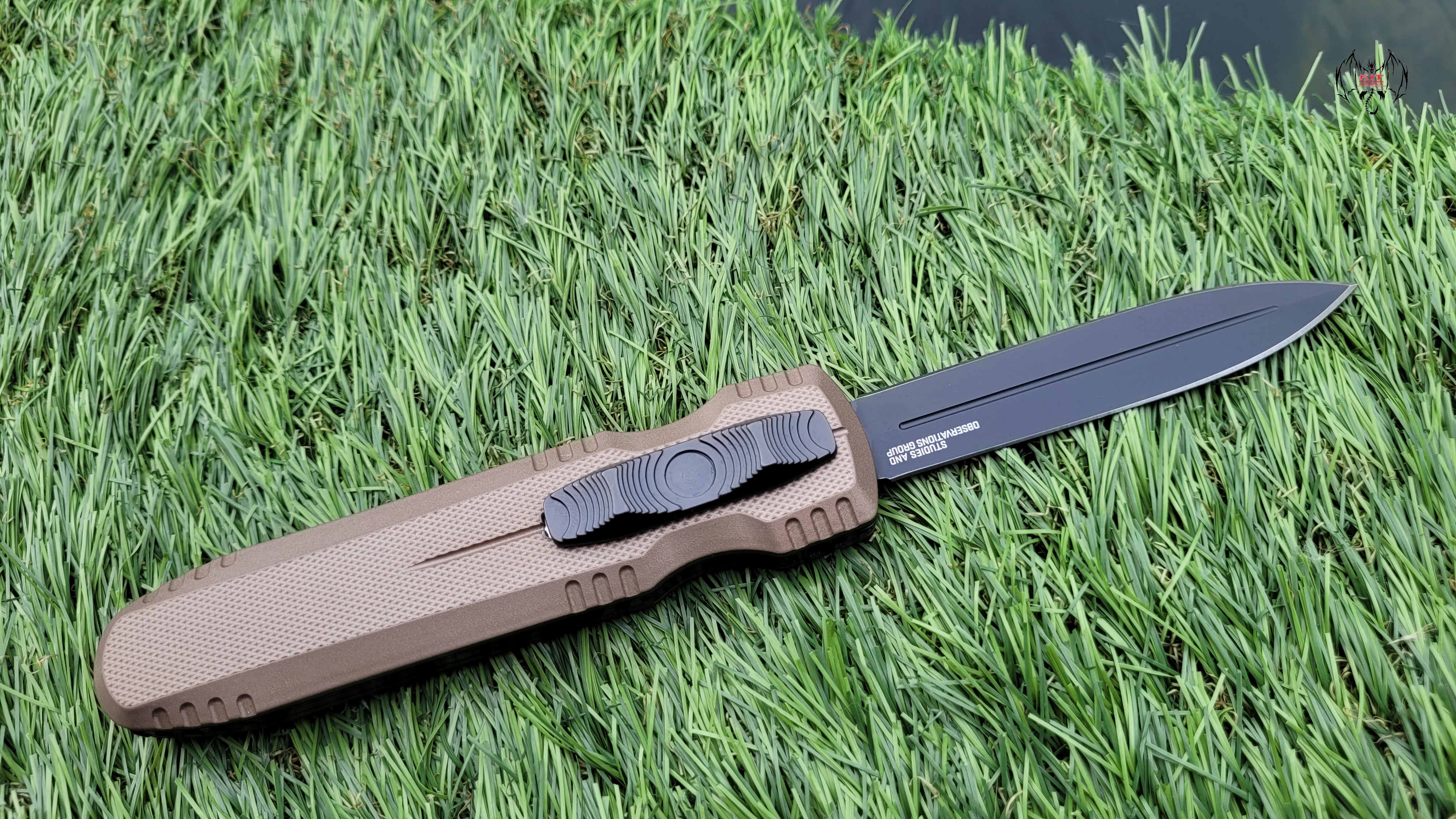 SOG Knives Pentagon OTF Automatic Knife FDE Dagger