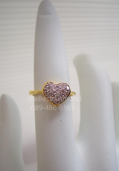 BR965+++แหวนหัวใจจิกไข่ปลา+++แหวนแบบยอดนิยม ทุกยุคทุกสมัย มีคนถามแบบนี้มาเยอะ กี่ปีกี่ยังครองความนิยม ฝังแบบจิกไข่ปลานูนๆหน่อยค่ะ