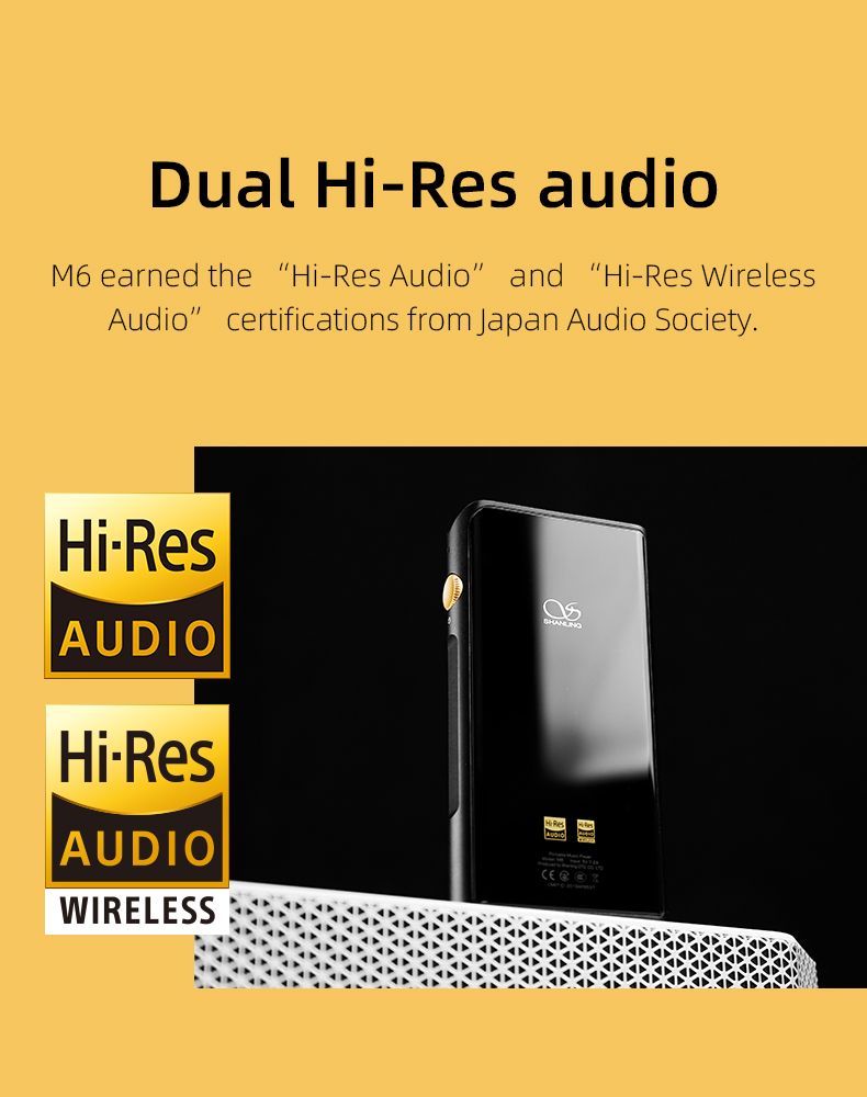 Shanling M6 2021 (รุ่นปกติ) Dap พกพารองรับ Dual Hi-Res ประกันศูนย์ไทย