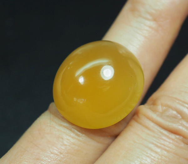 คาลซิโดนีสีเหลือง(Yellow Chalcedony) 25.95 กะรัต
