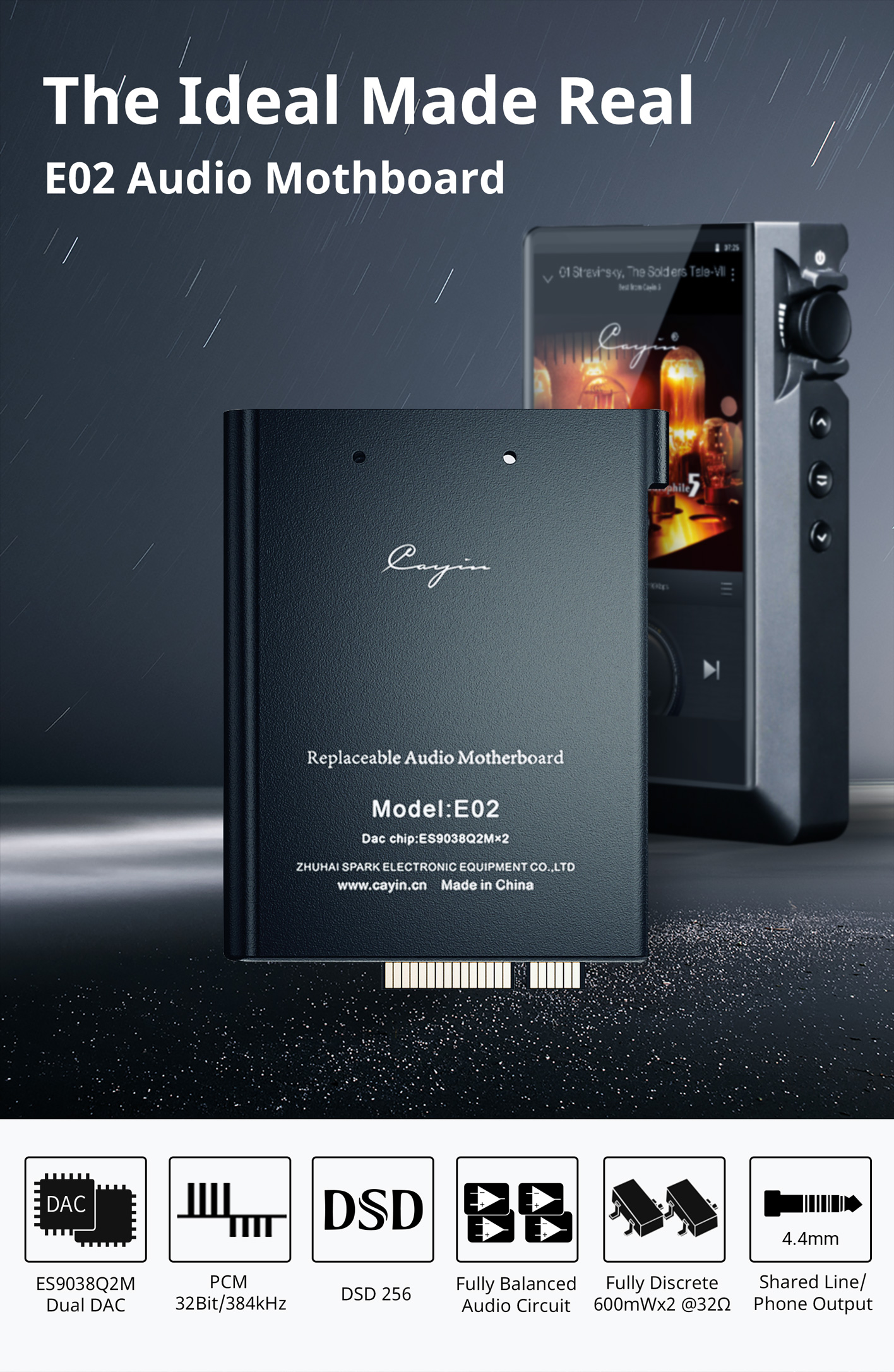 ขาย Cayin E02 ภาคแอมป์ module E02 ของ Cayin n6ii