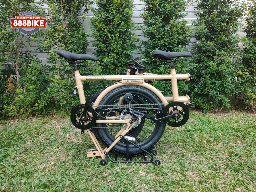 K-POP LG600 จักรยานสองตอน Tandem เกียร์ 8 สปีด พับได้ ลากได้ ล้อ 20นิ้ว เฟรมเหล็ก ปี 2024