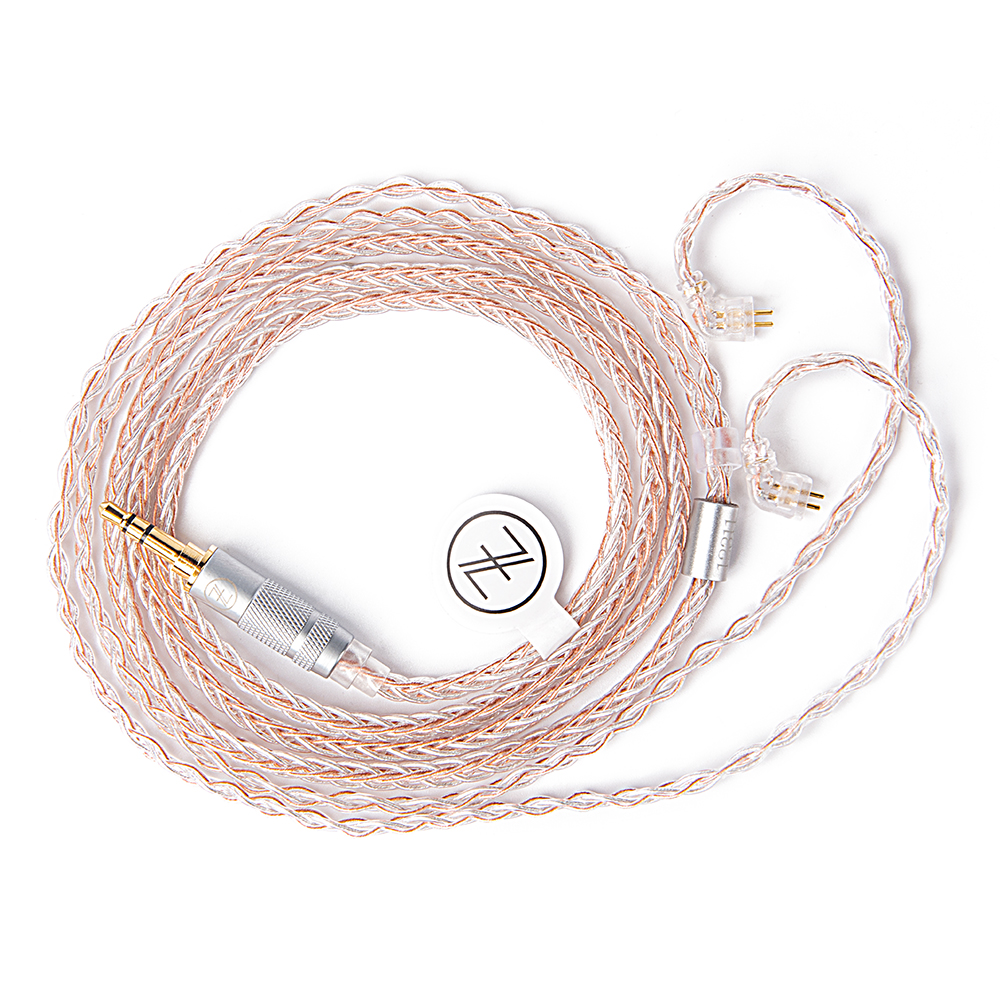 ขาย TFZ TC-3 สายอัพเกรดหูฟัง ทองแดงถักสายชุบเงิน 8 แกน ระดับ HiFi
