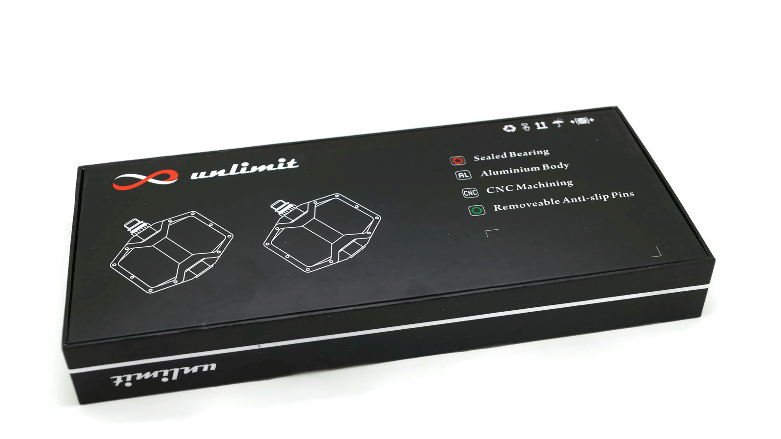 บันไดแบร์ริ่งแป้นใหญ่ "UNLIMIT" SEALED BEARING PEDAL,UP04