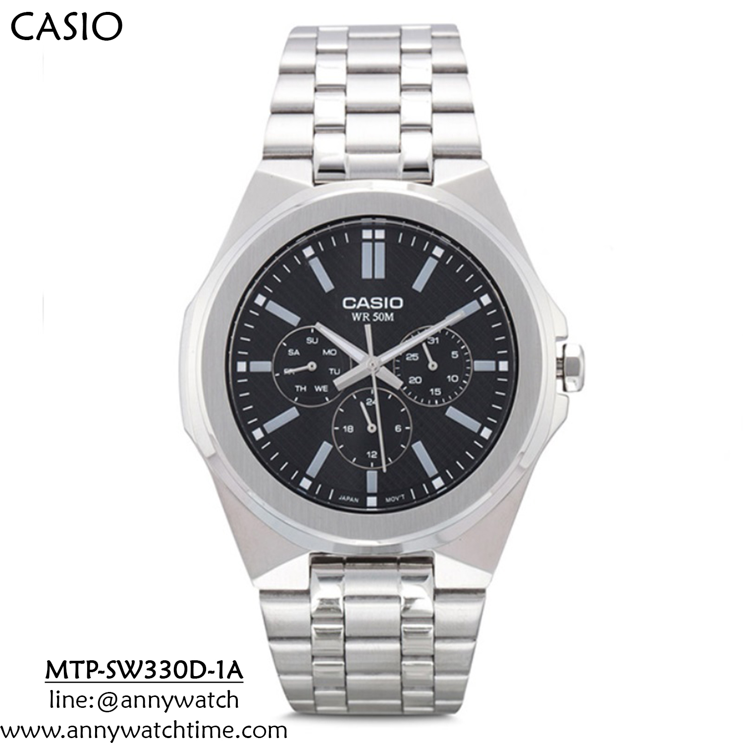 CASIO MTP-SW330D-1A