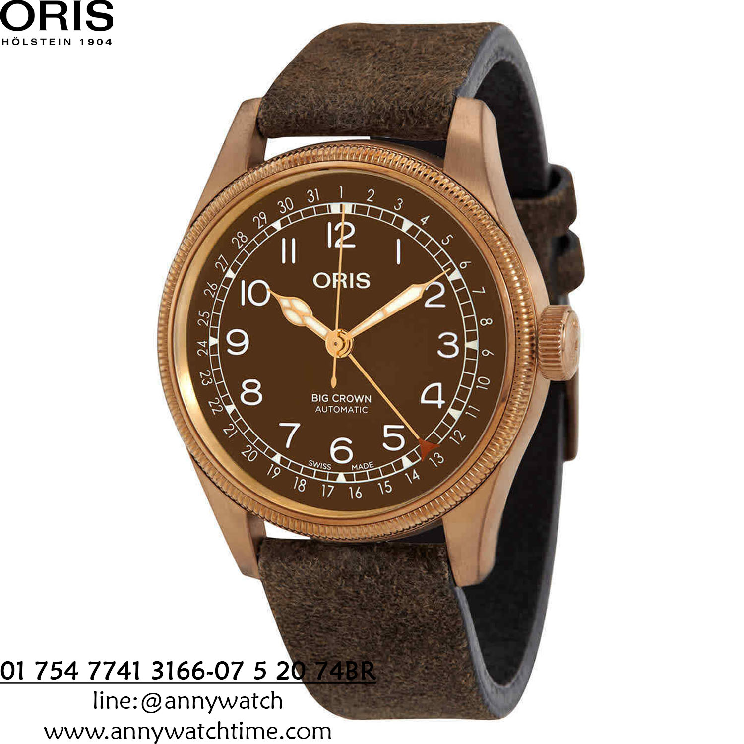 ORIS 01 754 7741 3166-07 5 20 74BR