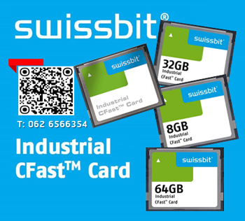 Swissbit, SFCA16GBH2BV4TO-I-QT-226-STD ,CFast, 16GB ,SLC, Industrial ,CFast Card
