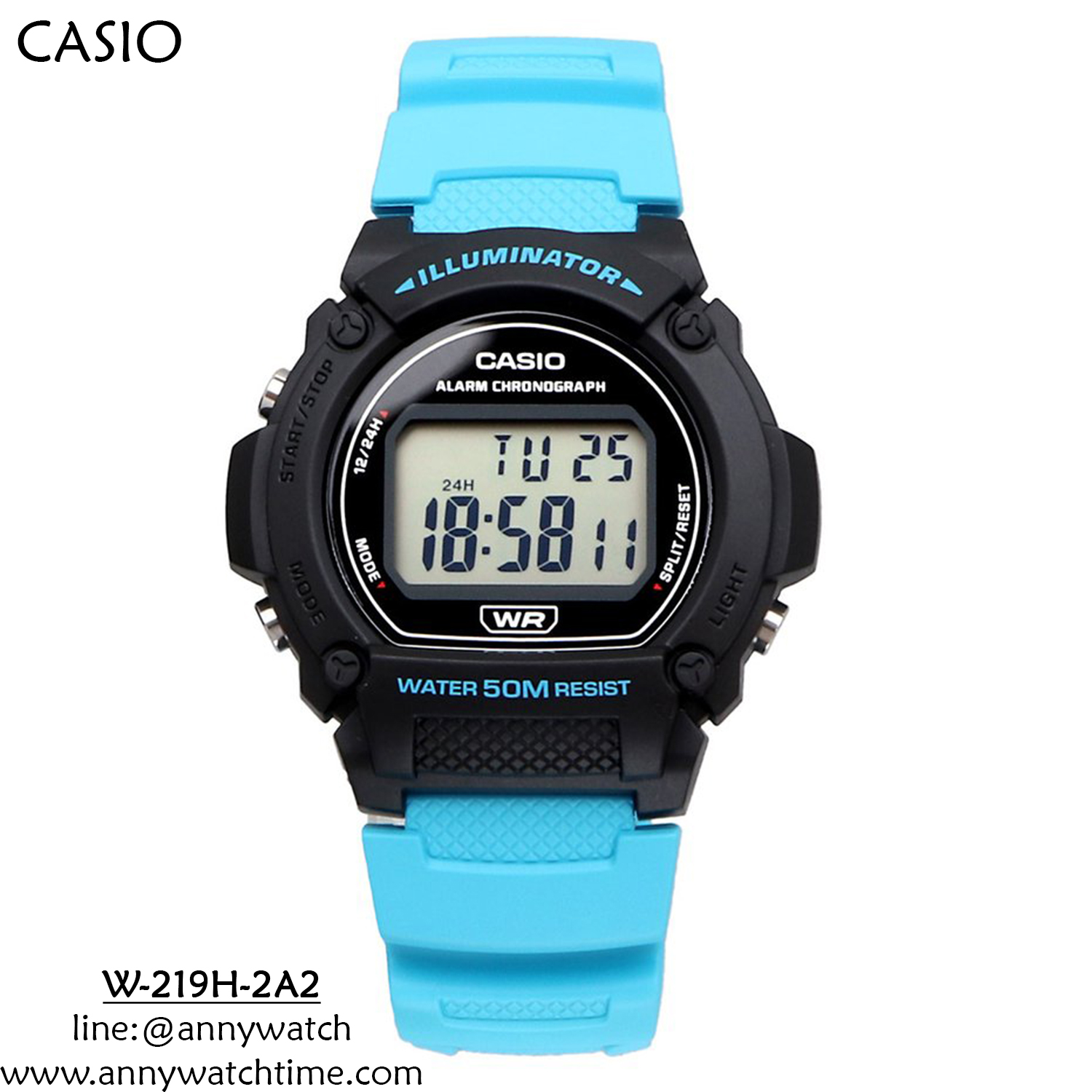 CASIO W-219H-2A2